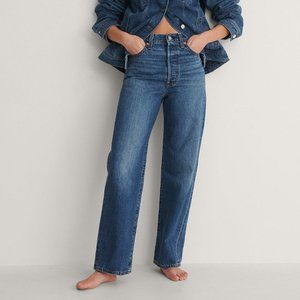 Levi's Ribcage Straight Jean in Noe Fog